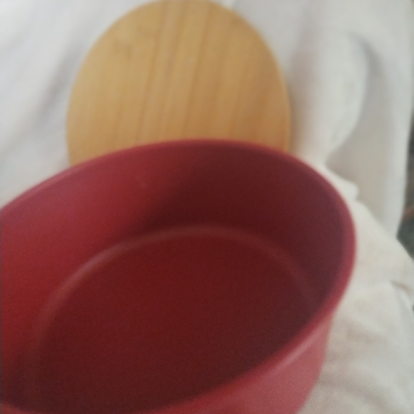 Red Bamboo Fiber Storage Containers - Picture 11 of 16